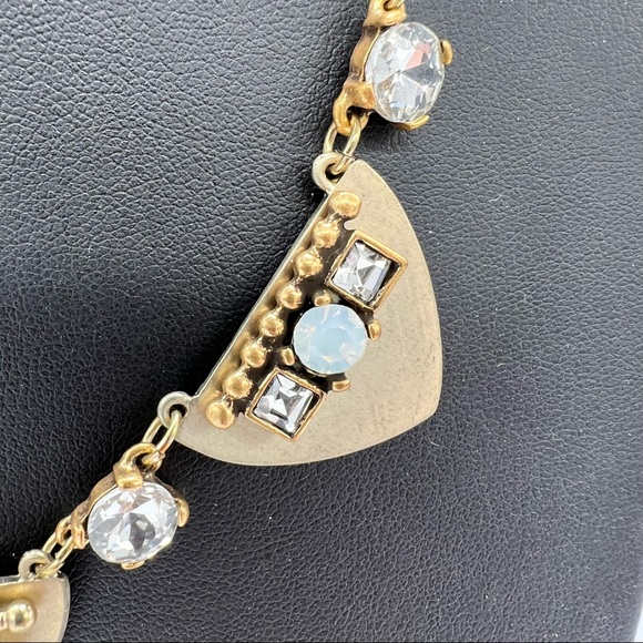 Express Goldtone Rhinestones Necklace - Picture 2 of 5